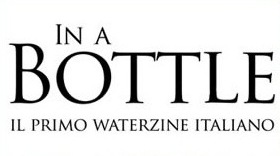 IN A BOTTLE Sanpelegrino logo e slogan  waterzine italiano
